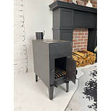 Заводська піч-буржуйка для будинку, квартири, теплиці, гаража з варильною поверхнею, фото 5