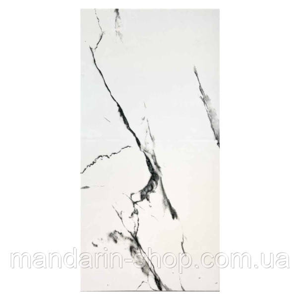 Стінова самоклеюча РЕТ плитка мармур Бордо 600*300*3 мм, фото 1