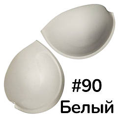 Корсетні чашки ПУШАП оптом #90 БІЛІ 25 пар/пач