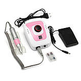 Рожевий професійний Фрезер Nail drill 508 на 65 Вт. - 35000 об/хв., фото 2