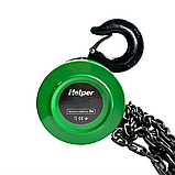 Таль з ручним ланцюговим приводом 1т 3м Helper HP-1011 таль лебідка ланцюгова ручна, фото 6