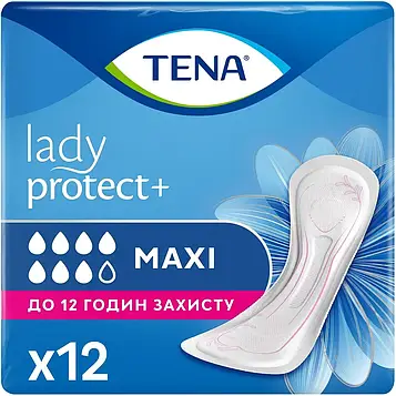 Урологічні жіночі прокладки Tena Lady Maxi 7 крапель 12 шт. 12/ящ