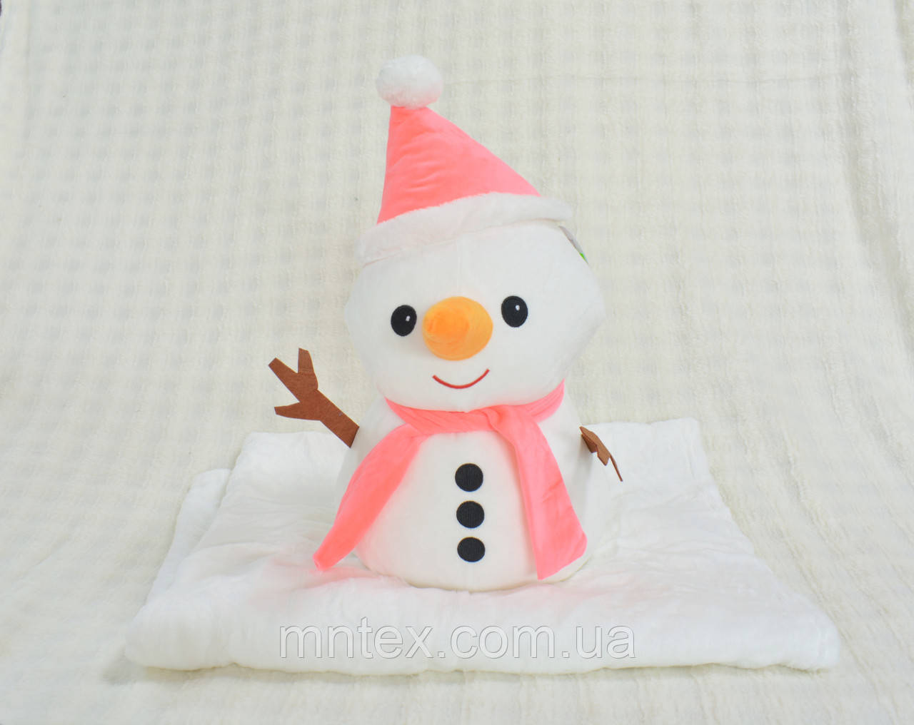 Іграшка з пледом Сніговик