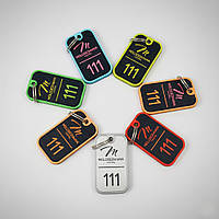 Гардеробные номерки с вашим логотипом из металла