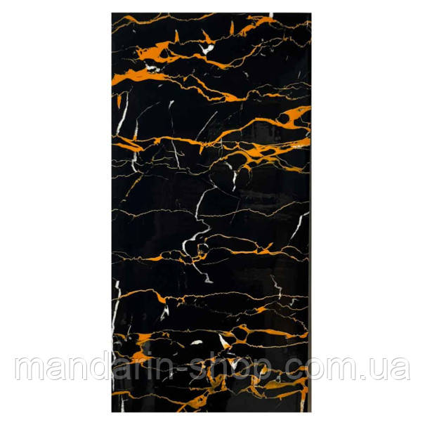 Стінова самоклеюча РЕТ плитка мармур Орлеан 600*300*3 мм, фото 1