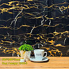 Стінова самоклеюча РЕТ плитка мармур Орлеан 600*300*3 мм, фото 2