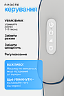 Масажер Акумуляторний з ІЧ-підігрівом ефект ручного масажу для шиї плечей і попереку Шіацу, фото 6