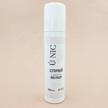 Спрей з ефектом велюр Unic Білий 100 мл