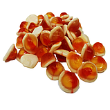 Яєшня з банановим наповнювачем– желейні цукерки Ravazzi Італія 1 кг, фото 2