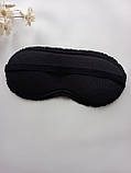 Маска для сну бавовняна в горошок  7, фото 3