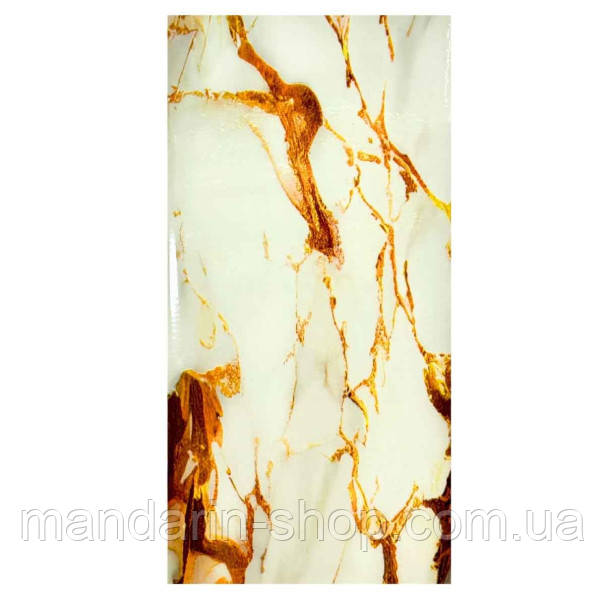 Стінова самоклеюча РЕТ плитка мармур Версаль 600*300*3 мм, фото 1