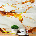 Стінова самоклеюча РЕТ плитка мармур Версаль 600*300*3 мм, фото 2