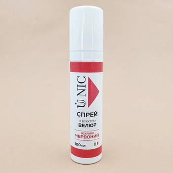 Спрей з ефектом велюр Unic Червоний 100 мл