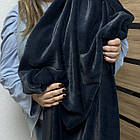 Хутро кролик, колір чорнильний синій, фото 4