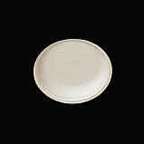 Тарілка ЕКО з дерев'яного волокна d-170 мм, h-15 мм. 50 шт/уп, 14 уп/ящ WFRP 17-1, фото 2