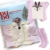 Колготки дитячі зимові махрові 86-92 ТМ "Дюна" (колготи дитячі махрові) / Duna / 4944-1989-світло-рожевий