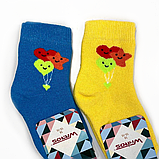 Шкарпетки дитячі махрові "Love" 14 р. (12 пар!) (Зимові) Варос, фото 4