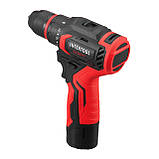 Дриль-шурупокрут акумуляторний, безщітковий двигун, 12 В, 50 Nm, 0-500/0-1900 об/хв INTERTOOL WT-0322, фото 4