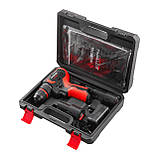 Дриль-шурупокрут акумуляторний, безщітковий двигун, 12 В, 50 Nm, 0-500/0-1900 об/хв INTERTOOL WT-0322, фото 8