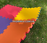 Мін. замовлення від 10 шт! Тепла м'яка підлога пазл 20мм, 50*50*2 см (1шт). Різні кольори, фото 2