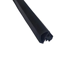 Ущільнювач для міжкімнатних дерев'яних дверей ДР-708 "будиночок" чорний ширина 10 мм