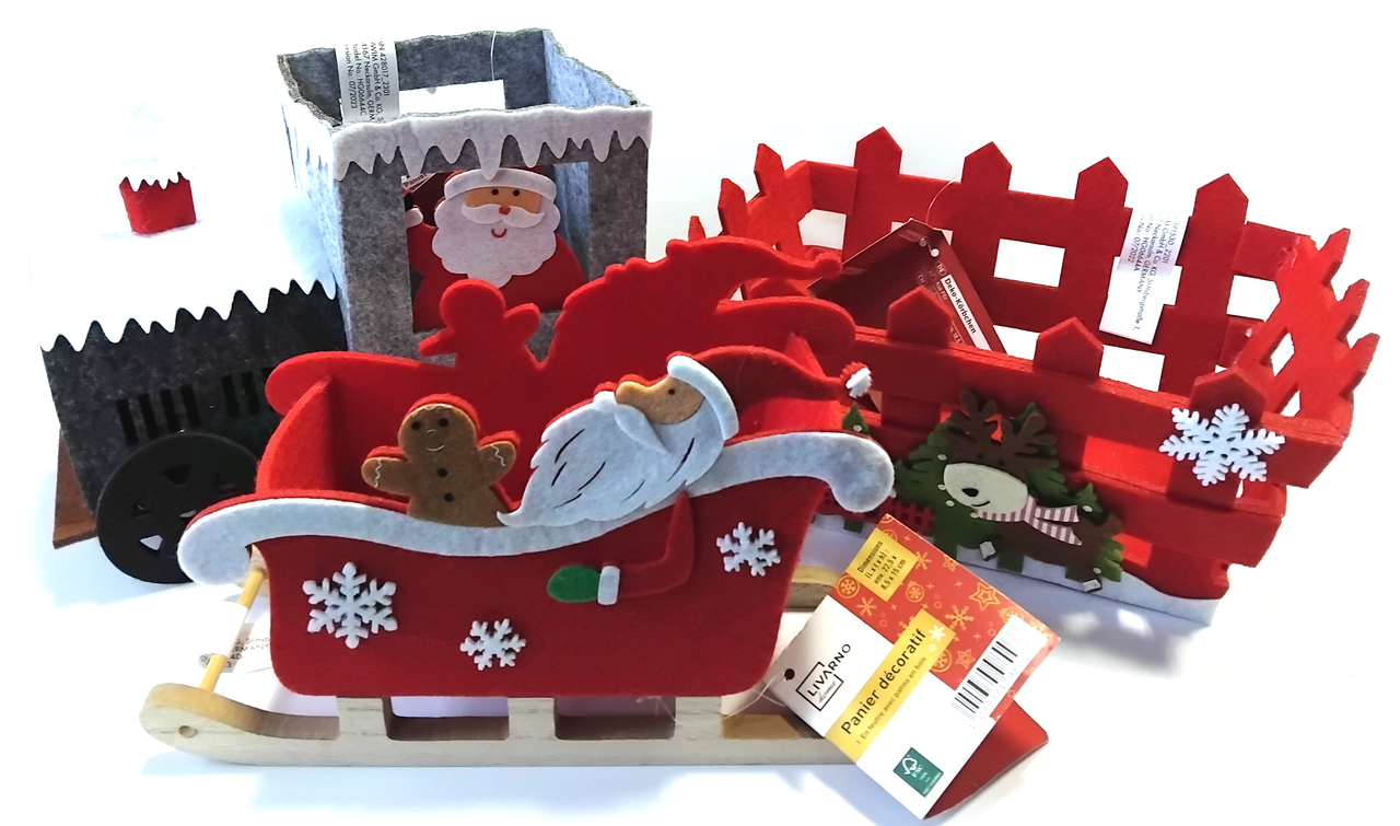 Набір новорічних корзинок, фото 1