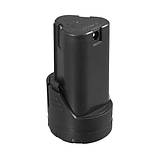 Дриль-шурупокрут акумуляторний, безщітковий двигун, 12 В, 50 Nm, 0-500/0-1900 об/хв INTERTOOL WT-0322, фото 10