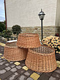 Спідничка із лози в натуральному кольорі D-75см, фото 2