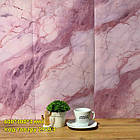 Стінова самоклеюча РЕТ плитка мармур Макон 600*300*3 мм, фото 2