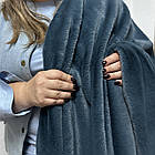 Хутро кролик, колір морська хвиля, фото 3