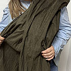 Вельвет браш, дрібний рубчик, колір олива, фото 3