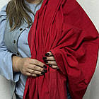 Вельвет браш, дрібний рубчик, колір червоний, фото 3