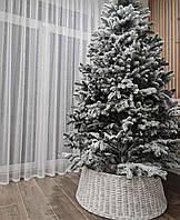 Кошик під ялинку у білому кольорі D-80см