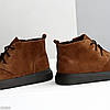 Дизайнерські руді черевики дезерти натуральна замша в асортименті, фото 9