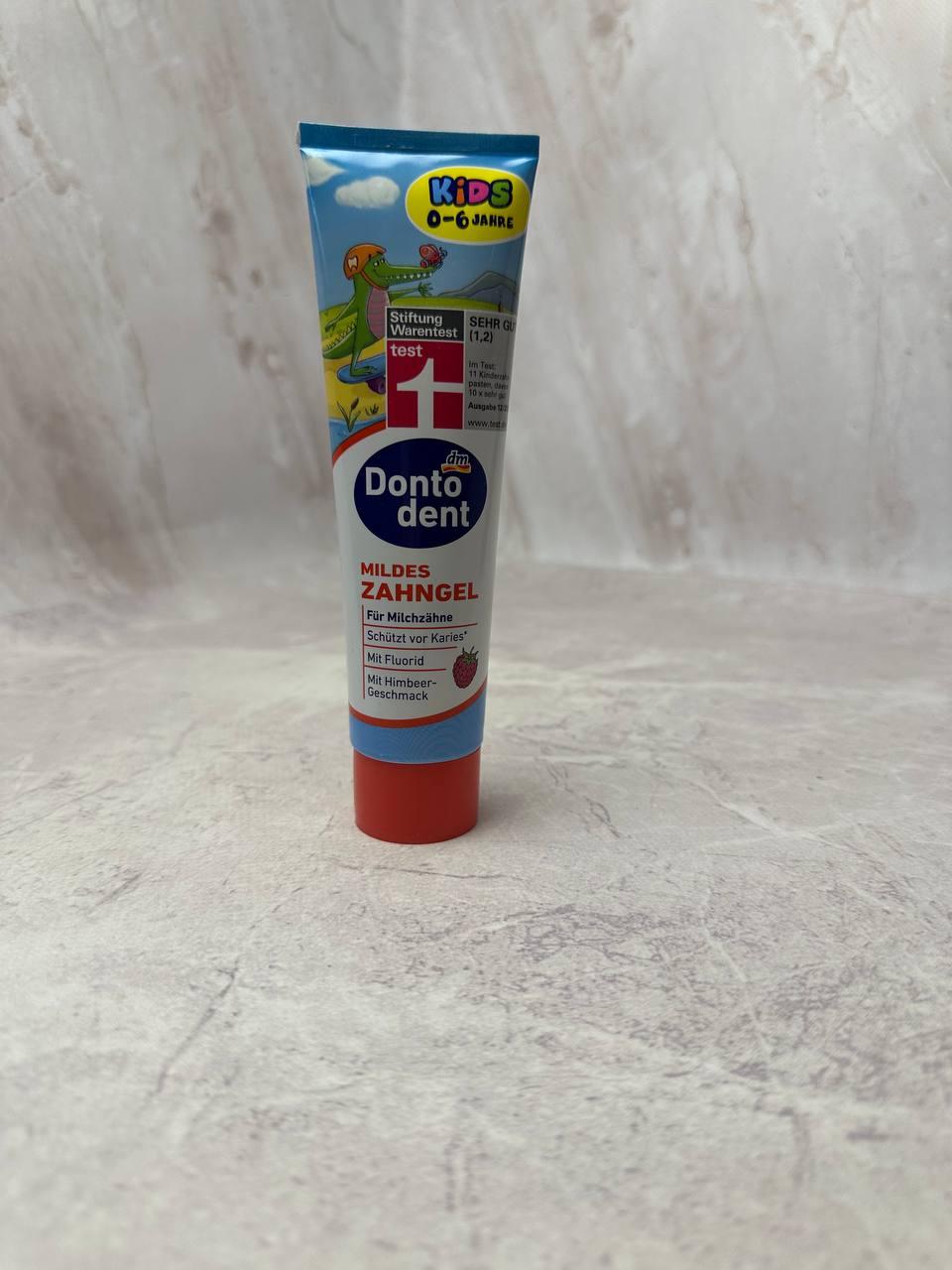 Зубна дитяча паста Dontodent Kids от 0 до 6 років, 100 мл, фото 1