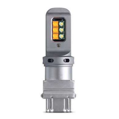 Жовто-біла 3157 t25 P27/7W двоколірна автолампа, фото 1