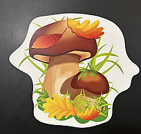 Елемент настінний для школи "Гриби" великий