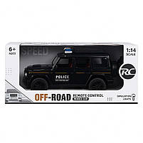 Машинка на радіокеруванні Поліція LM258-201 чорна — позашляховик 1:14 з підсвічуванням, акумулятором 3.7V, пульт 27 MHz, фото 10