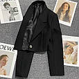 Піджак жіночий з підкладкою Модель: 817-077 Колір: Чорний, фото 6