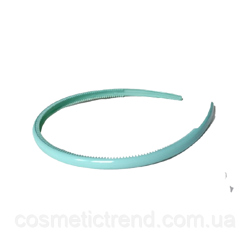 Обруч для волосся блакитний глянсовий (Ю.Корея)