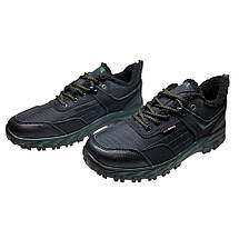 Кросівки чоловічі чорні утеплені хутром, фото 4