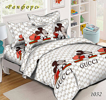 Полуторна постільна білизна Тет-@-Тет 1032