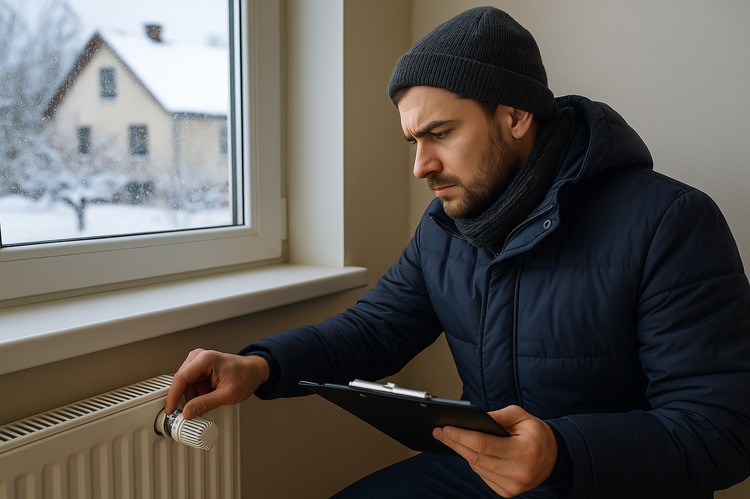Якщо надворі −30°C: яка температура буде в будинку, якщо в системі вода?