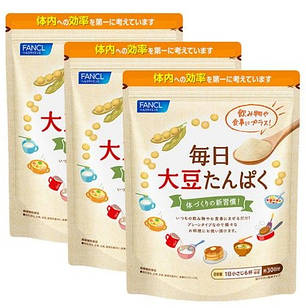 FANCL Порошковий протеїн (соєвий білок), 3 упаковки х 318 г