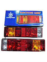 Задній ліхтар, стоп рефлений 7 секцій 24V для вантажівки, причепа Універсальний Ceray пара