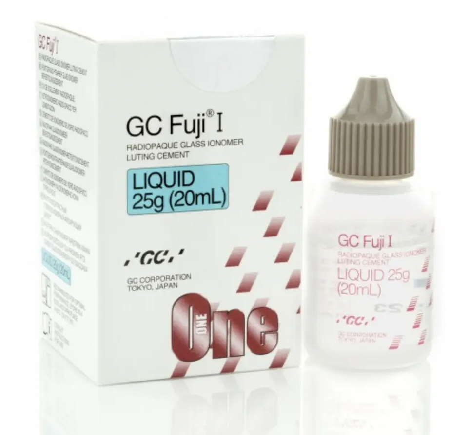 GC Стоматологічний цемент Fuji 1 для фіксації та підкладки (25 г - 20 мл)