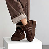 Женские низки угги, женские угги автоледи, коричневые угги женские, женские шоколадные угги, угги кроссовки, фото 4