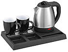 Набір Adler AD 1354 — чайник 1,2 л, 1500 Вт, піднос і чашки, фото 3