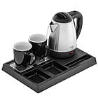 Набір Adler AD 1354 — чайник 1,2 л, 1500 Вт, піднос і чашки, фото 9