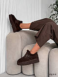 Женские низки угги, женские угги автоледи, коричневые угги женские, женские шоколадные угги, угги кроссовки, фото 9